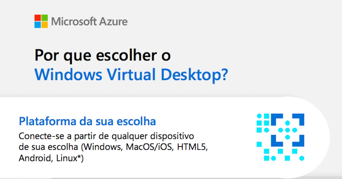 Por que o Windows Virtual Desktop